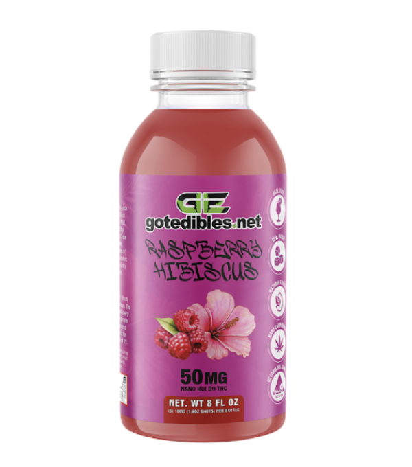 Raspberry Hibiscus Juice Drinkable THC (small)